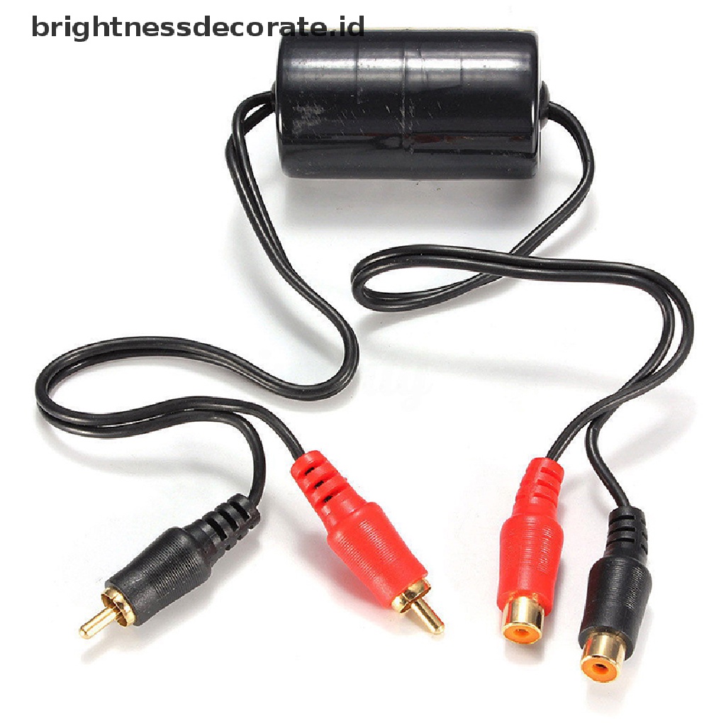 Filter Audio Rca Noise Suppressor Ground Loop Isolator Untuk Mobil Dan Rumah