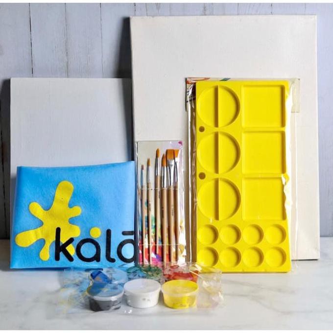 

Terbaru! Acrylic Painting Kit (Alat Lukis Set) - 2 Kanvas: Size 30X40 Dan 20X30 Terpercaya
