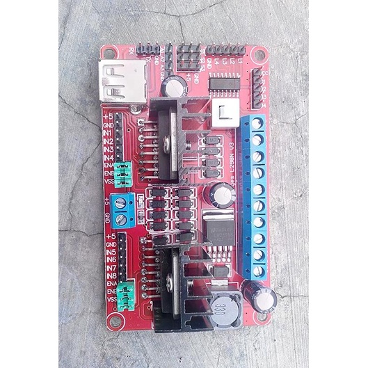 L298N V3 Module Four DC Stepper Motor Driver Module akh11 Ayo Beli