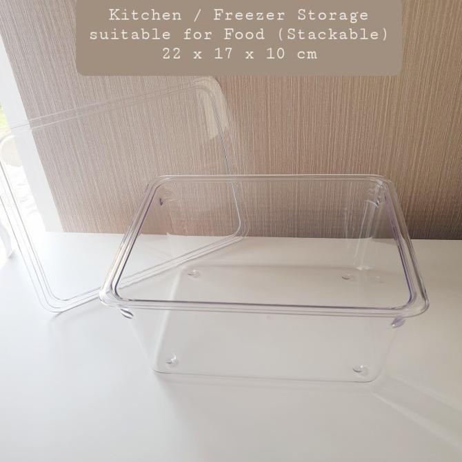 Kitchen Freezer Food Storage Container (Stackable) Kulkas