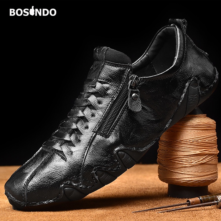 BOSINDO✔ B13   Sepatu pantofel formal pria kulit sapi asli Type B13/Sepatu Pria Kasual ASLI IMPORT 100%Original-FREE BOX Merk BOSINDO ASLI-Bisa Bayar Ditempat[COD]