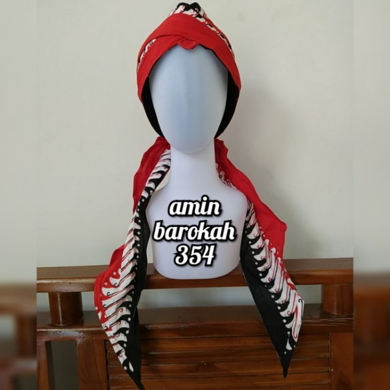 COD...!!! Blangkon Jogja Lipat Motif Jawa Timuran/Banyuwangi Warna Merah Sliwir - Ukuran Dewasa #Adat #Jawa #Tradisional