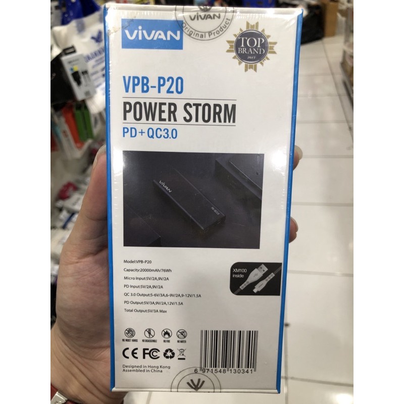 POWERBANK VIVAN POWER STROM VPB-P20 20000 mAh