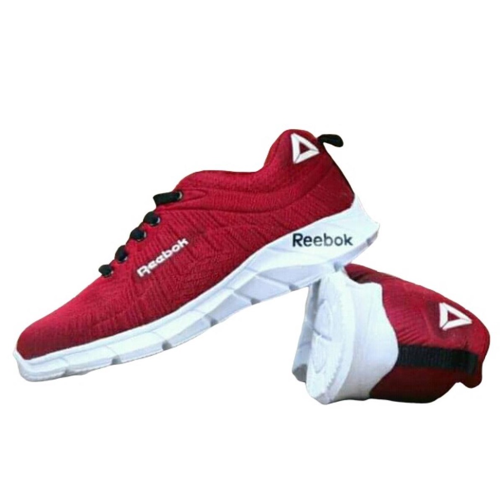 Sepatu sneaker Rbk_turbo pria/wanita merah sport running high quality original import