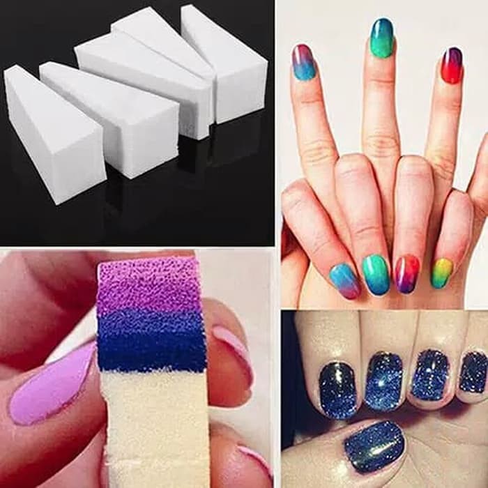 CLEARANCE SALE- NA0019 - 3 Pcs Nail Sanding Block Files Nail Art Polish Sponge Bars