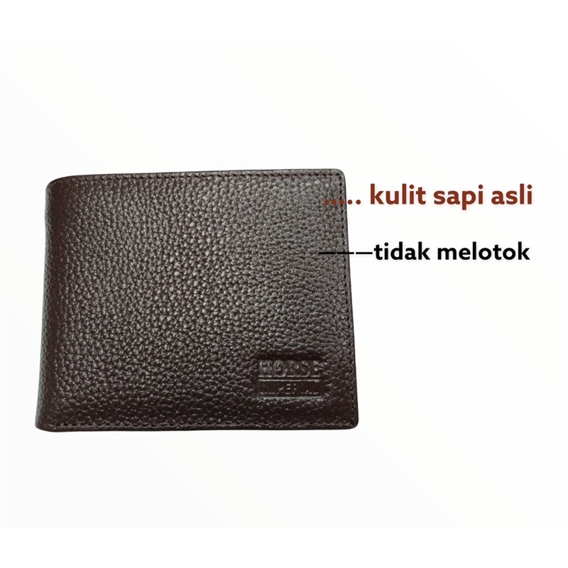 DOMPET PRIA KULIT ASLI DOMPET PRIA MURAH MERIAH DOMPET PRIA ASLI KULIT DOMPET PRIA KULIT MURAH HORSE