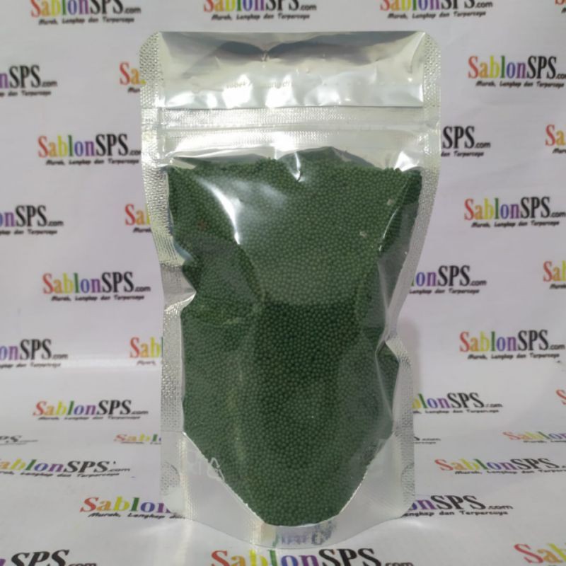 CAVIAR BEADS BUTIR CAVIAR GRANUL HIJAU 100gr