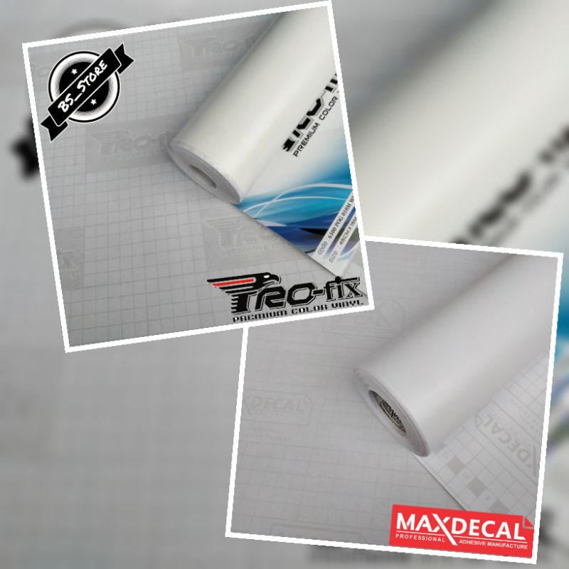 Sticker Skotlet Skotlait Background Aquarium Profix Maxdecal DOFF PUTIH