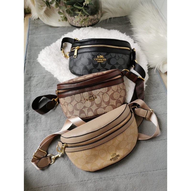 Waistbag wanita Coach import premium waist bag wanita tas selempang wanita import