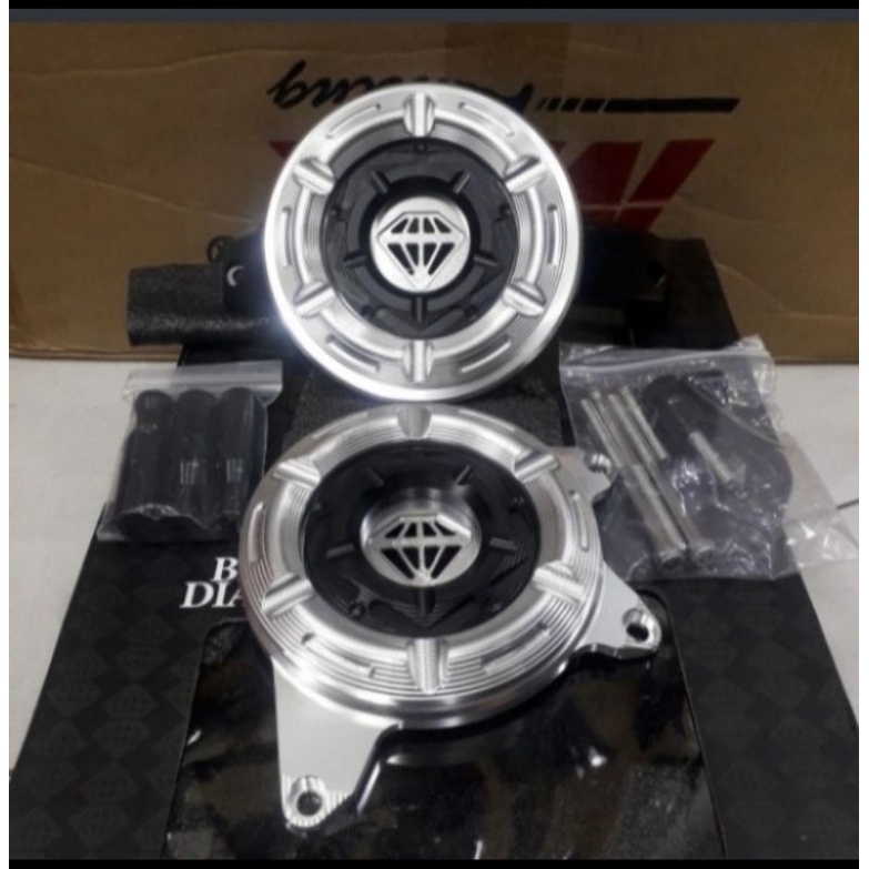 Ttup Cover CVT 2pcs All New Nmax2020/Aerox2020 Black Diamond