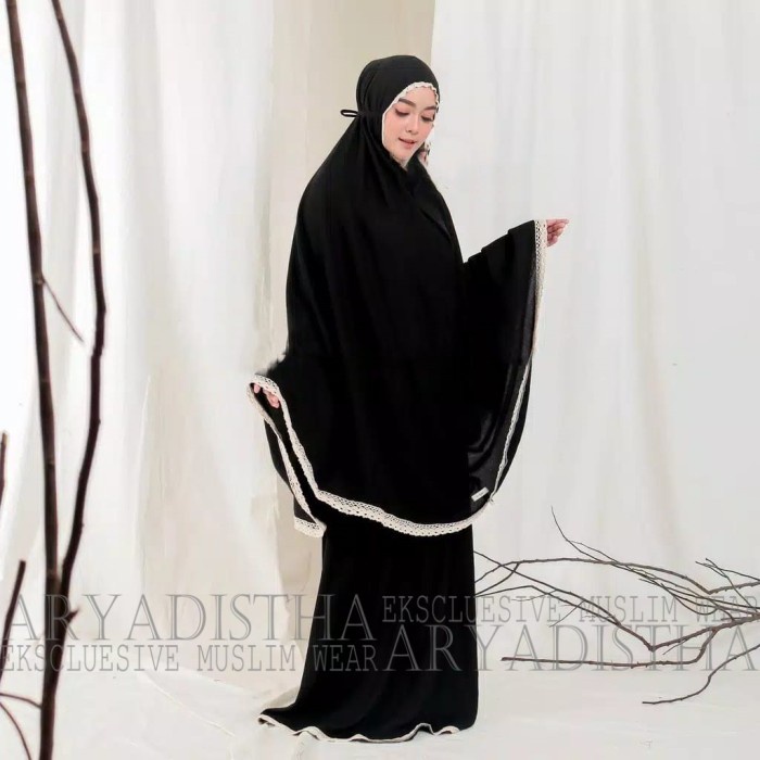 PROMO BISA COD MUKENA DEWASA Mukena Dewasa Rayon Polos Mukena Jumbo Premium Gratis Pouch Travelling 