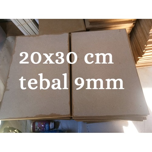 

Papan MDF 20X30 CM tebal 9MM