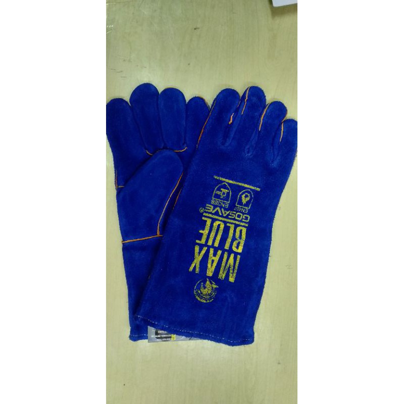 Sarung Tangan Las Gosave Max Blue 14inch