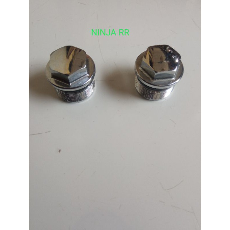 baut tutup shock depan ninja rr set 2pcs