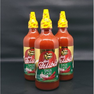 SAOS CABE BELIBIS BOTOL 535 ML - DUA BELIBIS SAOS SAMBAL ASLI | Shopee