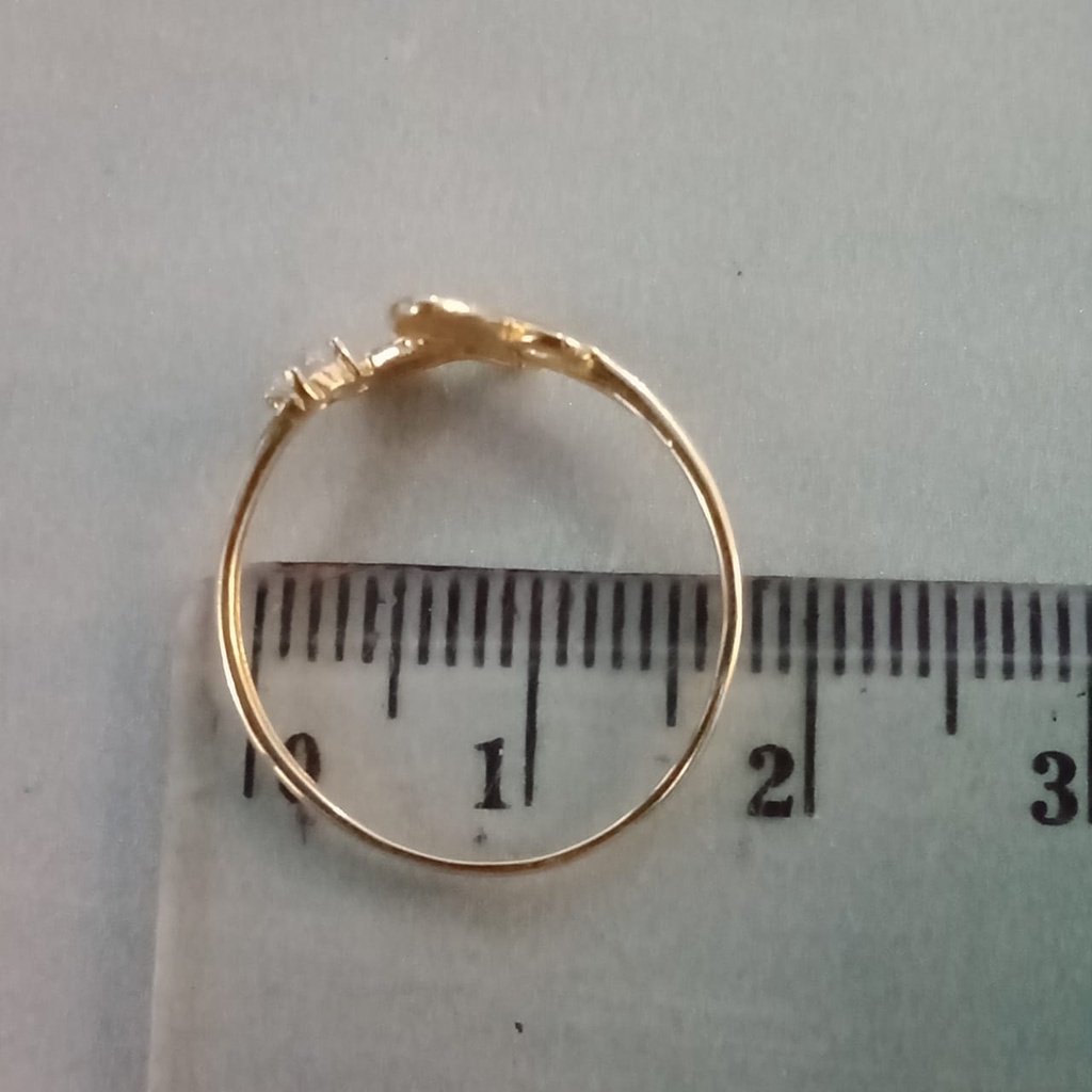 Cincin Emas 17K - 1.35 gr Kadar 750 - 347