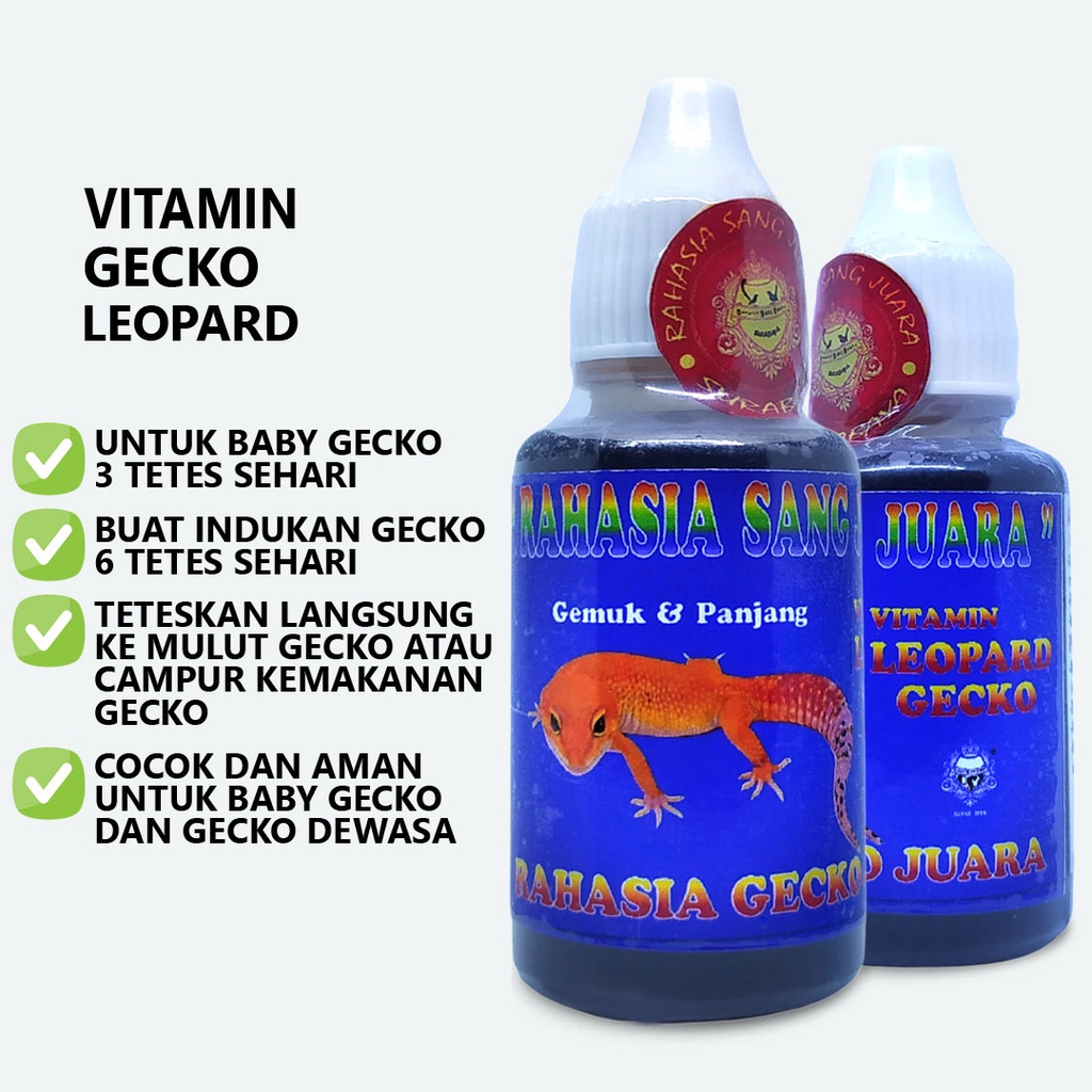 VITAMIN GECKO CEPAT PANJANG DAN GEMUK