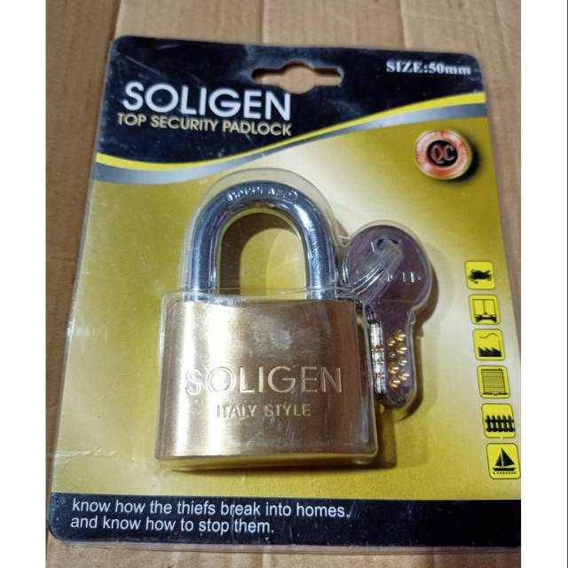 Gembok Soligen 50mm