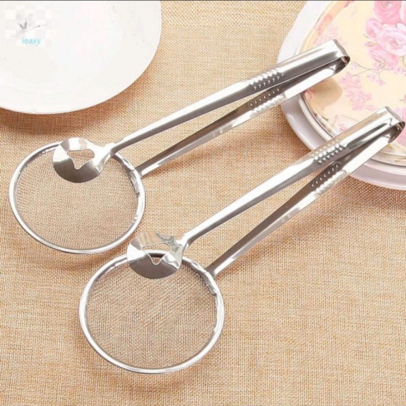 PENJEPIT MAKANAN JARING JARING BAHAN STAINLESS HARGA PER PCS