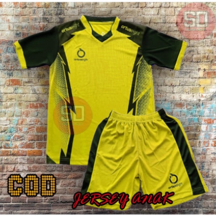 [COD] Jersey Olahraga Junior Anak-anak Futsal Bola Badminton Voly Kualitas Premium