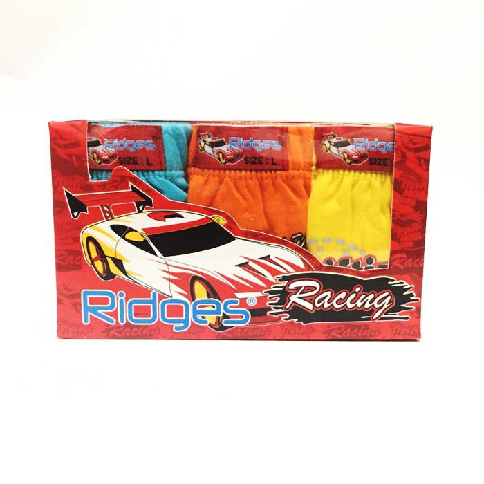 CELANA DALAM RIDGES ANAK COWO / LAKI-LAKI &quot;RACING TEAM&quot; ISI 3 PCS