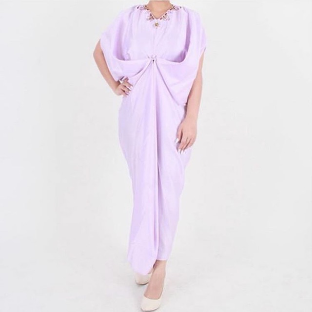 KAFTAN SATIN WITH BEADS