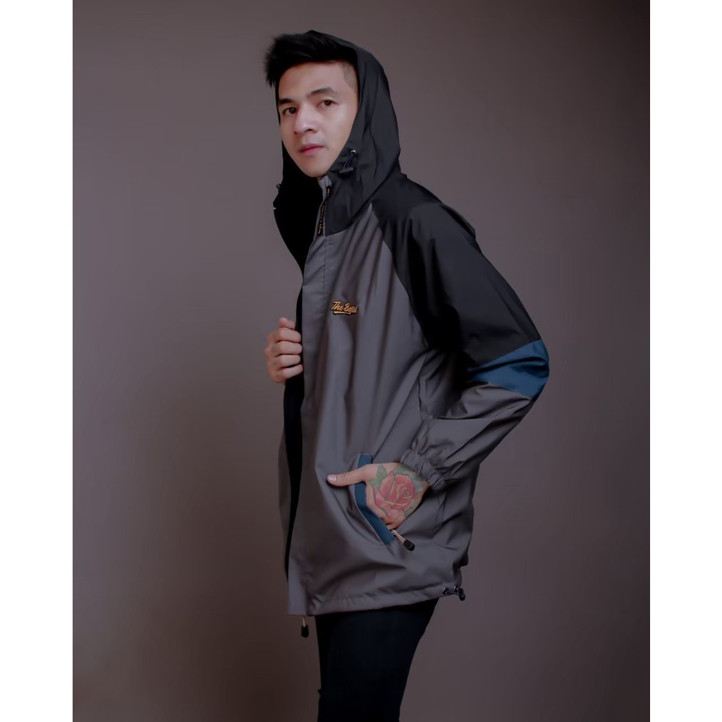 Jaket Parasut 3D Pria Wanita Waterproof Windbreaker Original Distro The Bojiel-8