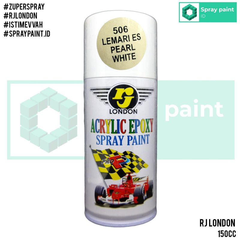 cat semprot lemari es pearl white rj london 150cc pilok pilox pylox
