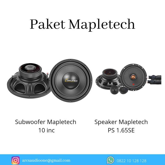 paket Audio Mobil Mapletech