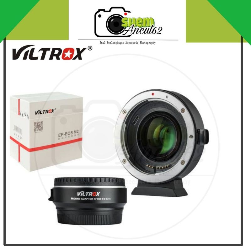 Adapter Viltrox EF-EOS M2 0.71x speedbooster EF for Canon To Eos M