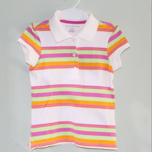 BAJU ANAK CEWEK TOMMY HILFIGER POLO GIRLS SIZE 4 - 5 TAHUN
