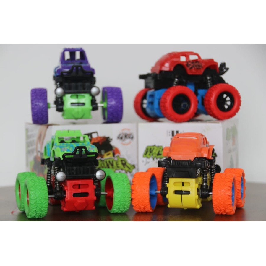 Monster Zap Mainan Mobil Jip Off Road 4 Drive Inertial Bigfoot
