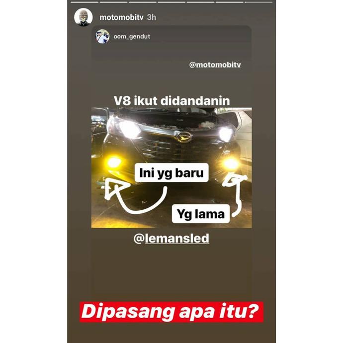 Foglamp Led Dual Color Honda Jazz Mobilio Odyssey Fog Lamp H8 H11 H16