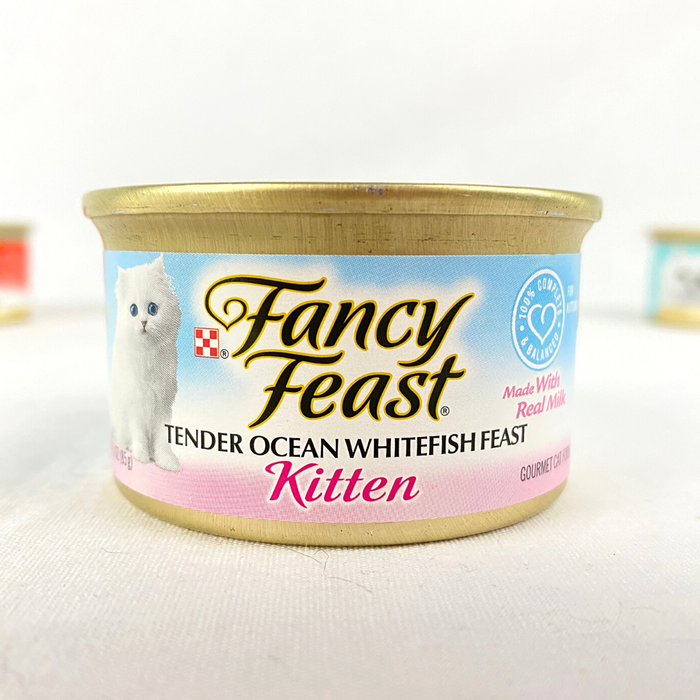 

FANCY FEAST Makanan Anakan Kucing KITTEN Tender Ocean Whitefish Can 85gr