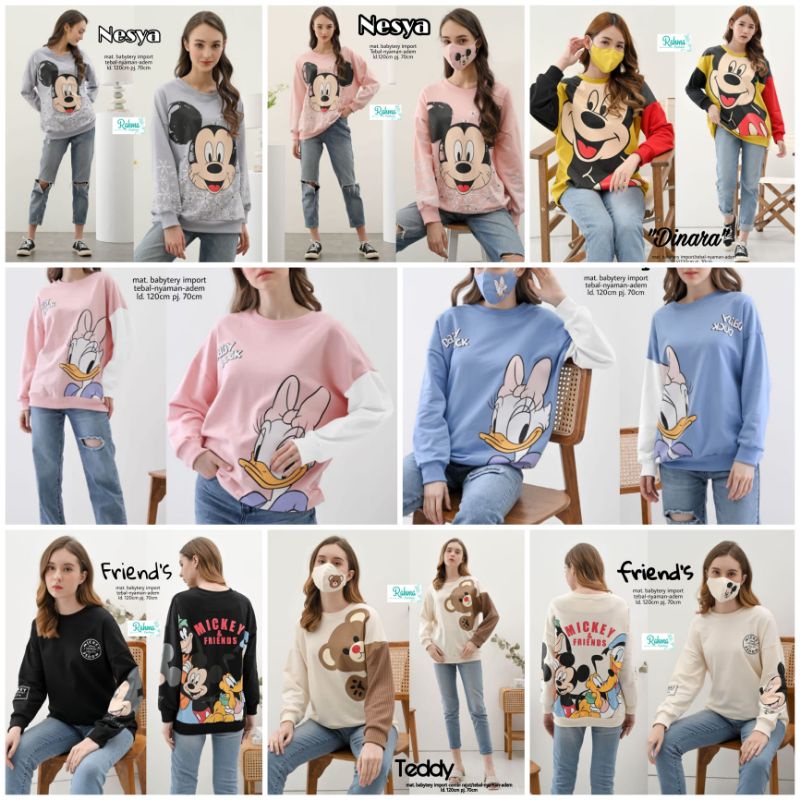 TERMURAH KAOS IMPORT WANITA TERBARU .Kaos mickey,kaos disney.kaos wanita import,blouse import, tunik