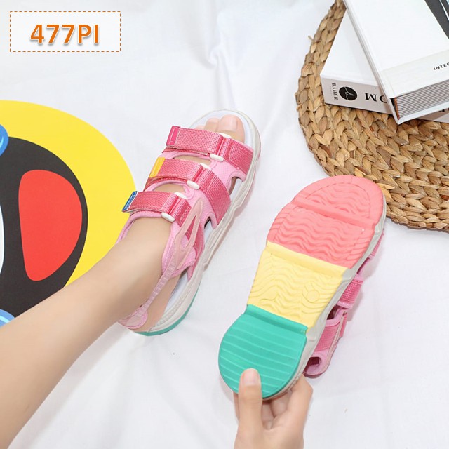 Sandal Anak Cewek Cowok Fula Rainbow Fashion Korea - 477