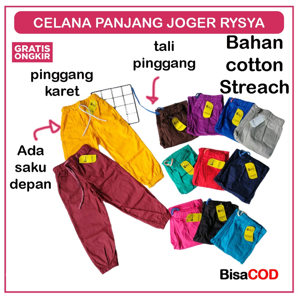 CELANA JOGER RYSYA 6 8 10 / CELANA JOGER ANAK LAKI LAKI / JOGER ANAK / CELANA PANJANG ANAK LAKI LAKI