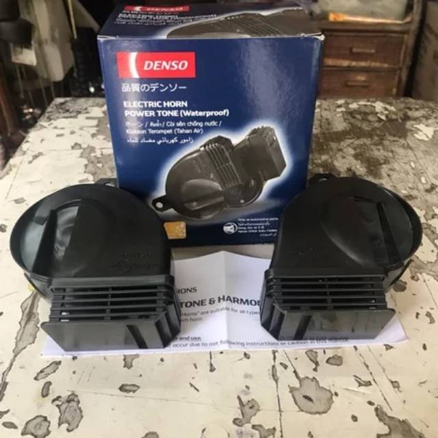 Klakson keong denso waterproof disc stereo mobil motor 12V