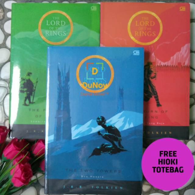 PAKET THE LORD OF THE RINGS Jilid 1-3 Cover Baru ( FREE HIOKI TOTEBAG )