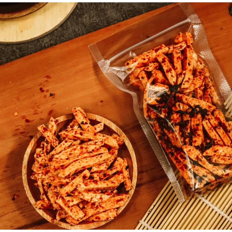 Basreng 100 gram Ori, Seblak, Pedas Manis, Super Pedas isi 100gr / Bakso Goreng Original Asin Jeruk Purut / Baso Goreng / Bas reng / Grosir Besar Kalimantan-PEDAS SEBLAK