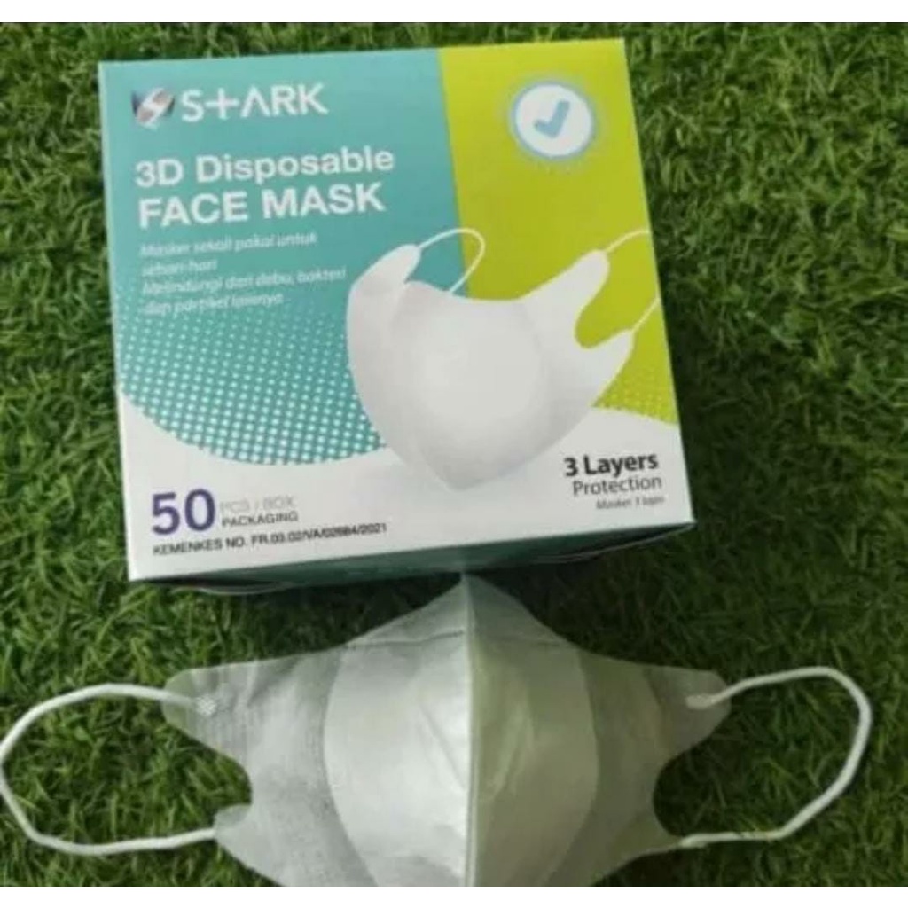 Masker Duckbill 3ply Dewasa Hitam Dan Putih Face Mask Earloop-Masker Terbaru