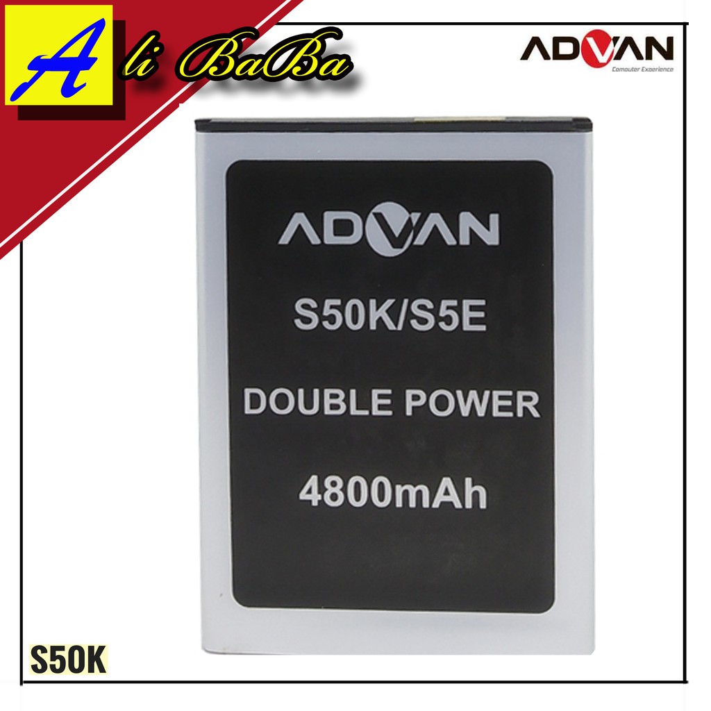 Baterai Handphone Advan S50K Advan S5E 4G 4GS LTE Double Power Advan Original Advan Batu Batre OEM