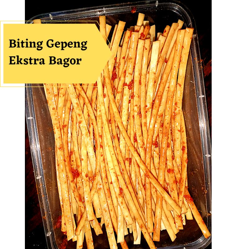 

[Bisa COD] Biting Gepeng Ekstra Bagor Kemasan Box