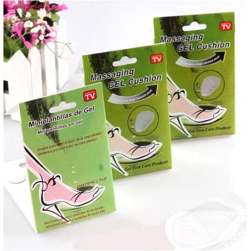 High heels shoes pad gel front insole gel sepatu silicon anti lecet