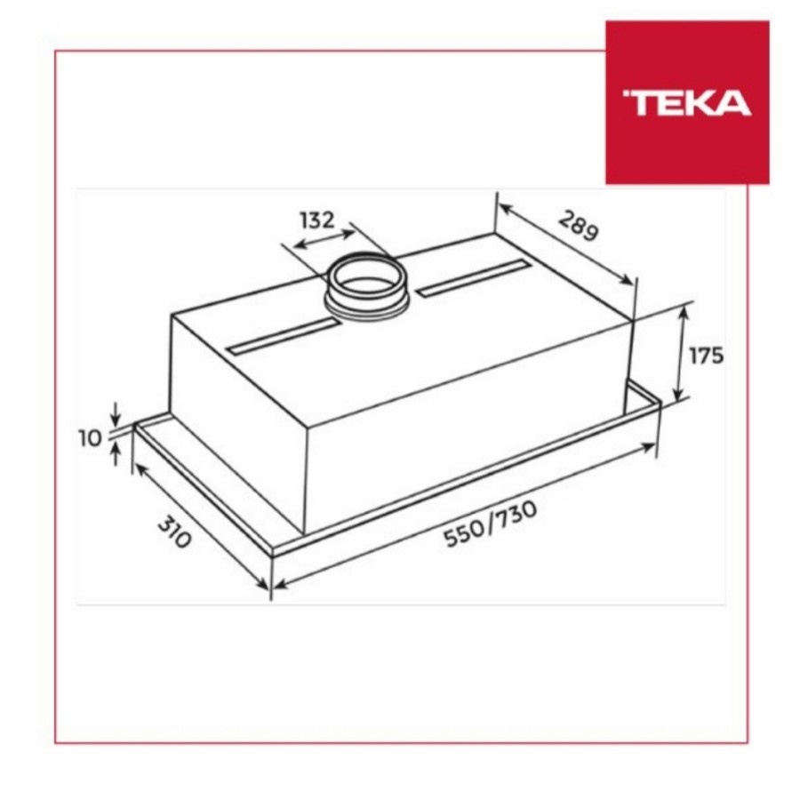 Cooker Hood Built-in Teka GFH 55