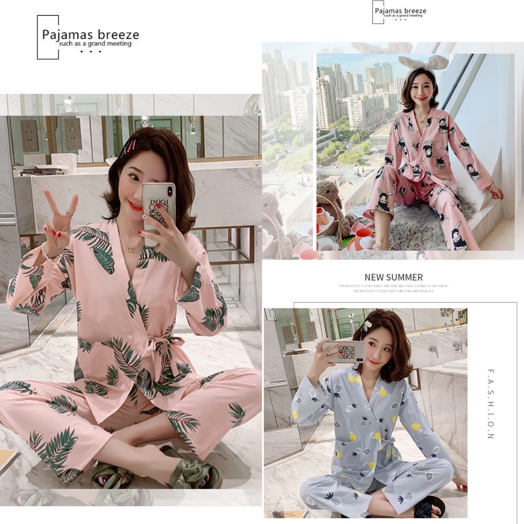 Baju Tidur Baju Rumah Santai Daster Wanita Baju Kimono Jepang Import Daster Lucu Motif