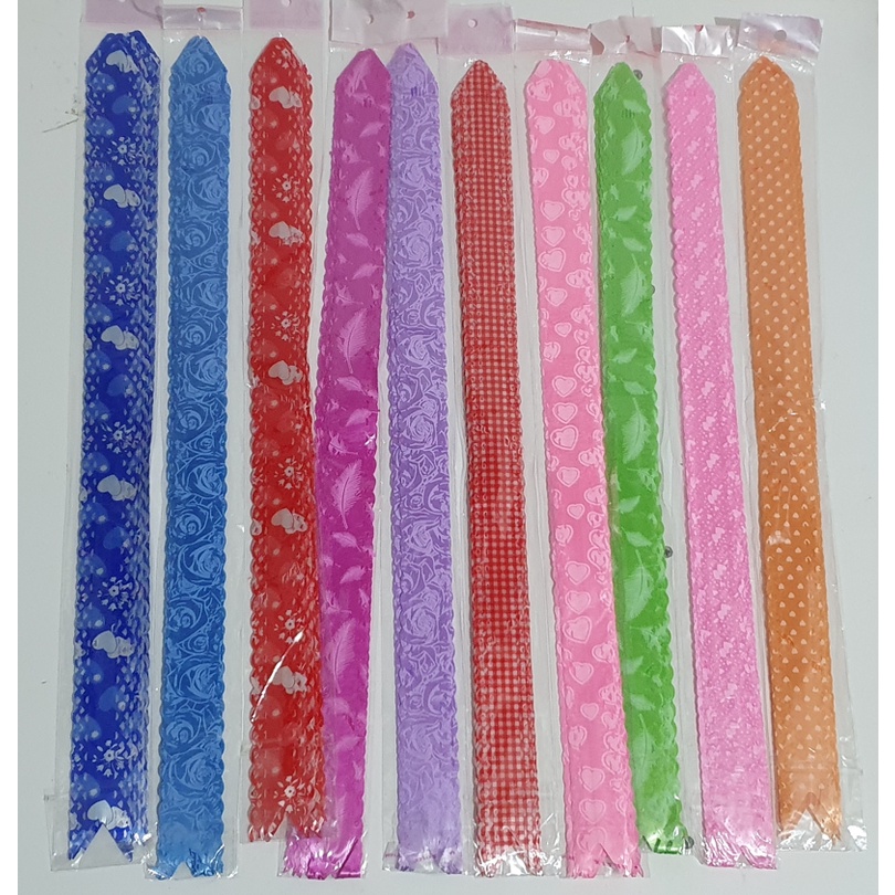

10 Pcs Pita Parcel Pita Tarik Serut 18mm & 30mm / Pita Tarik / Pita Serut
