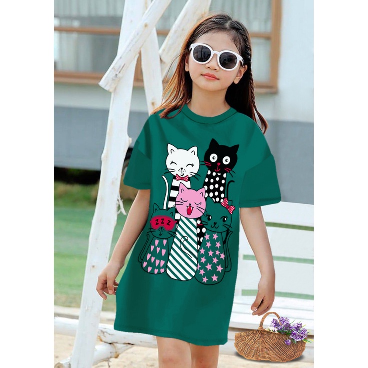 VINCE FASHION - DASTER ANAK CEWEK CAT TERBARU USIA 2-8 TAHUN