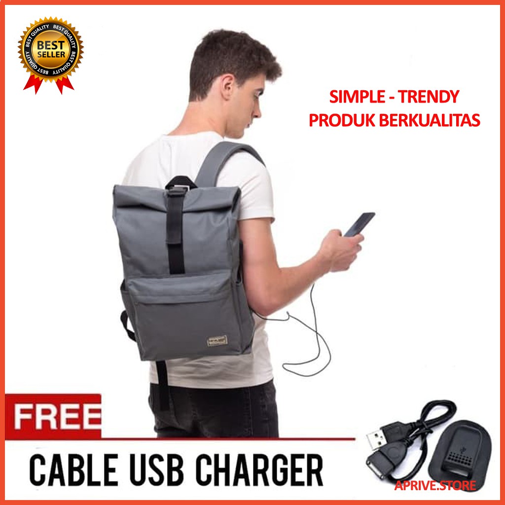 BEST SELLER RANSEL PRIA GUCCI DIMANNE PARASUT A3W8 Tas Gendong Kecil Pria Tas Punggung Punggung Pr