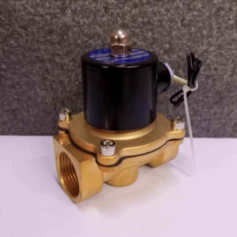 Solenoid valve kuningan 1inch AC 220V High Quality